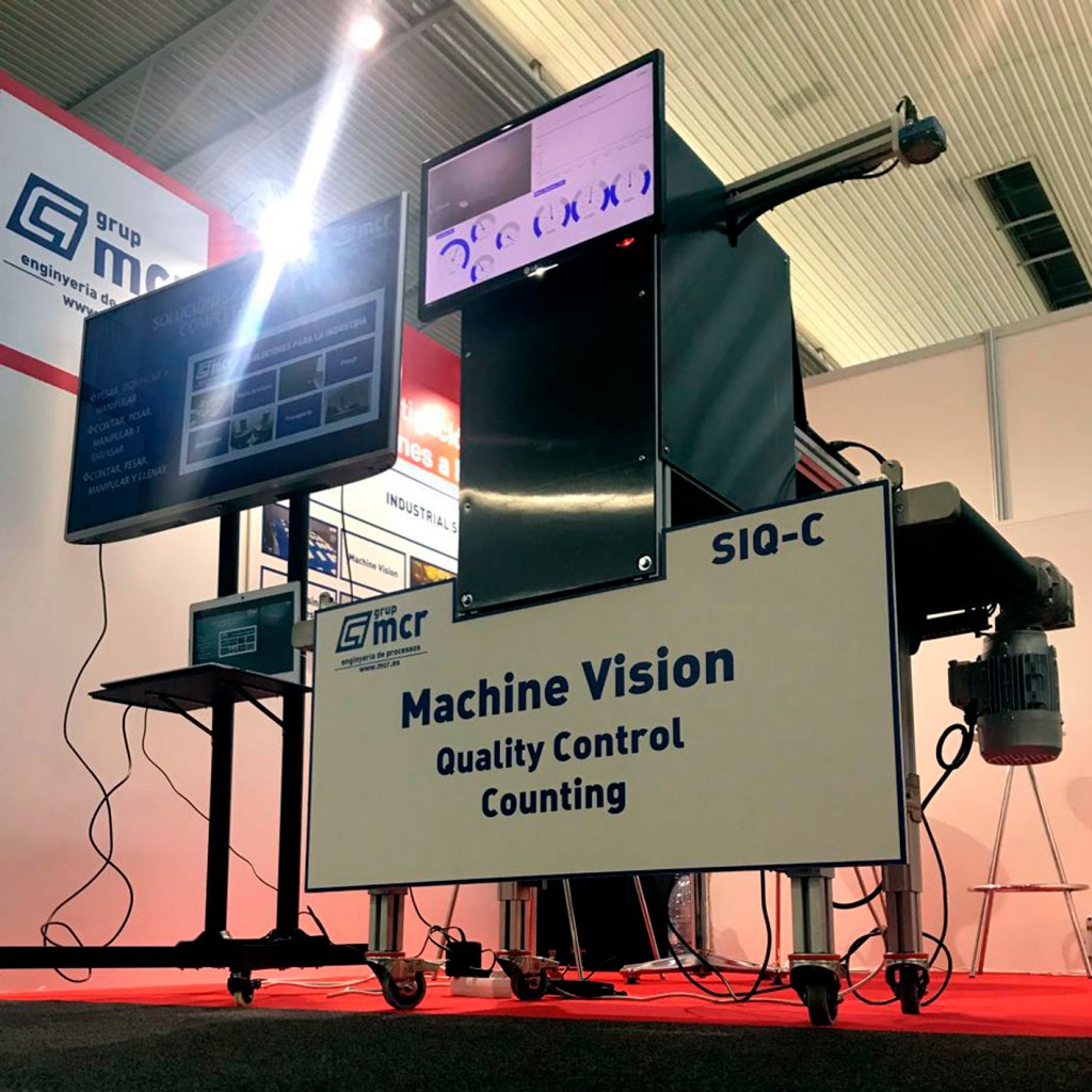 imagen stand Machine Vision de MCR en la feria Hispack Barcelona 2018